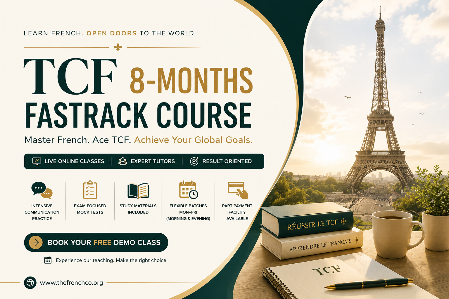 TCF Fastrack Live Online Course