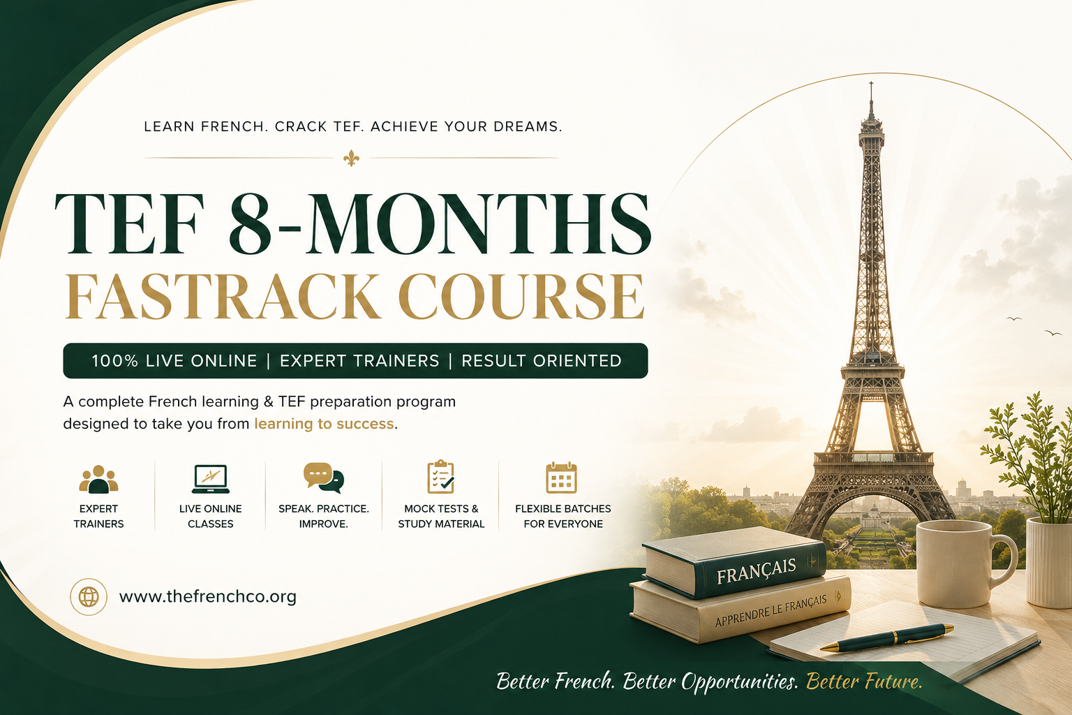 TEF Fastrack Live Online Course